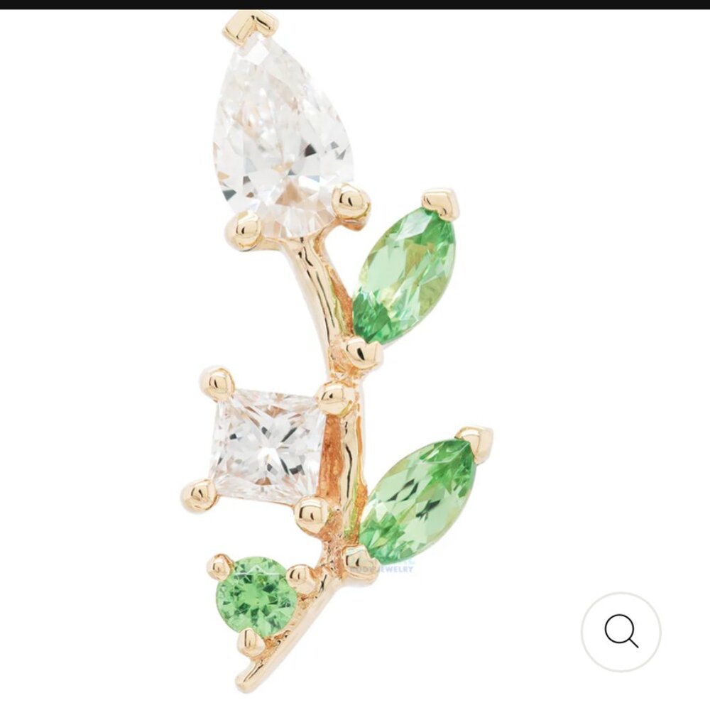 BVLA 14K Yellow Gold Genuine Diamond "Jasmine"